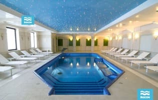 Блестящая мозаика в бассейне, фото 6